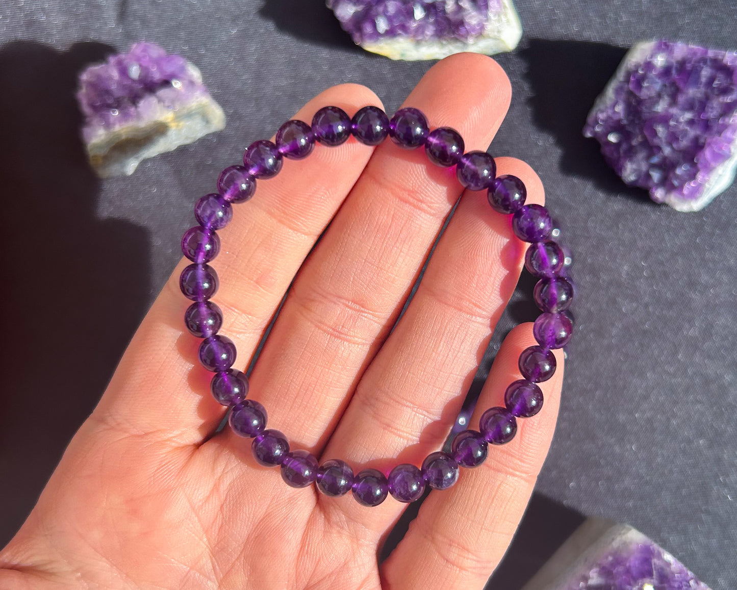 Amethyst Stretch Bracelet