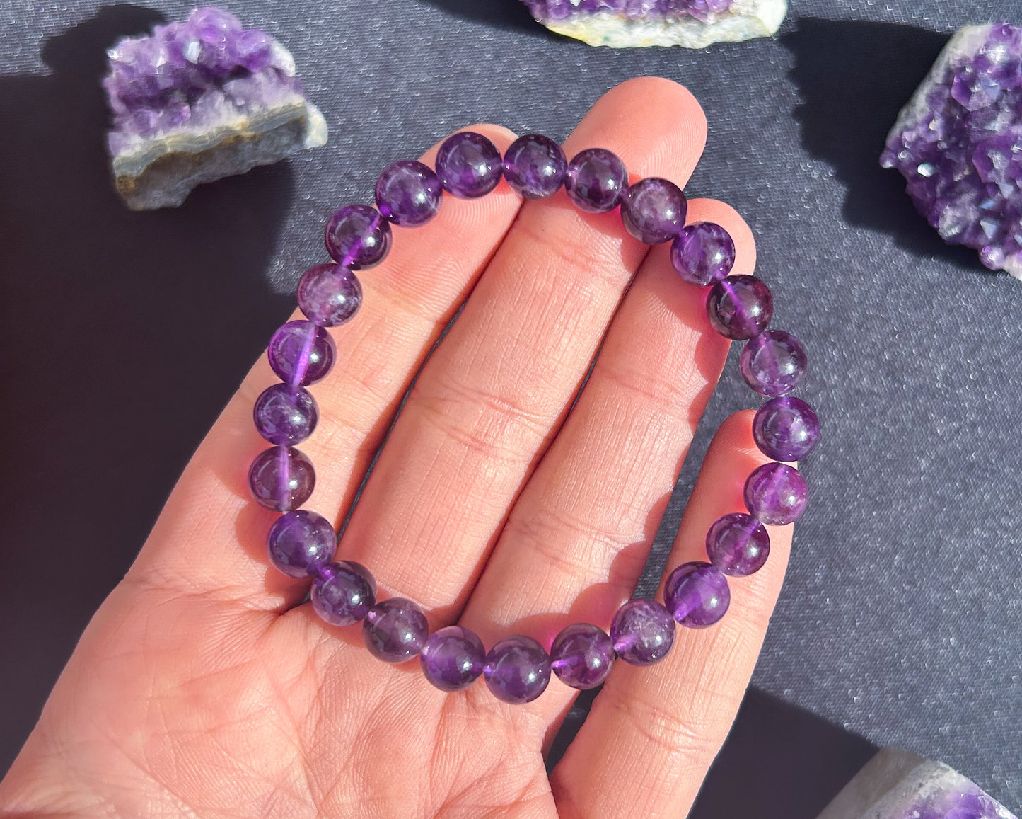 Amethyst Stretch Bracelet