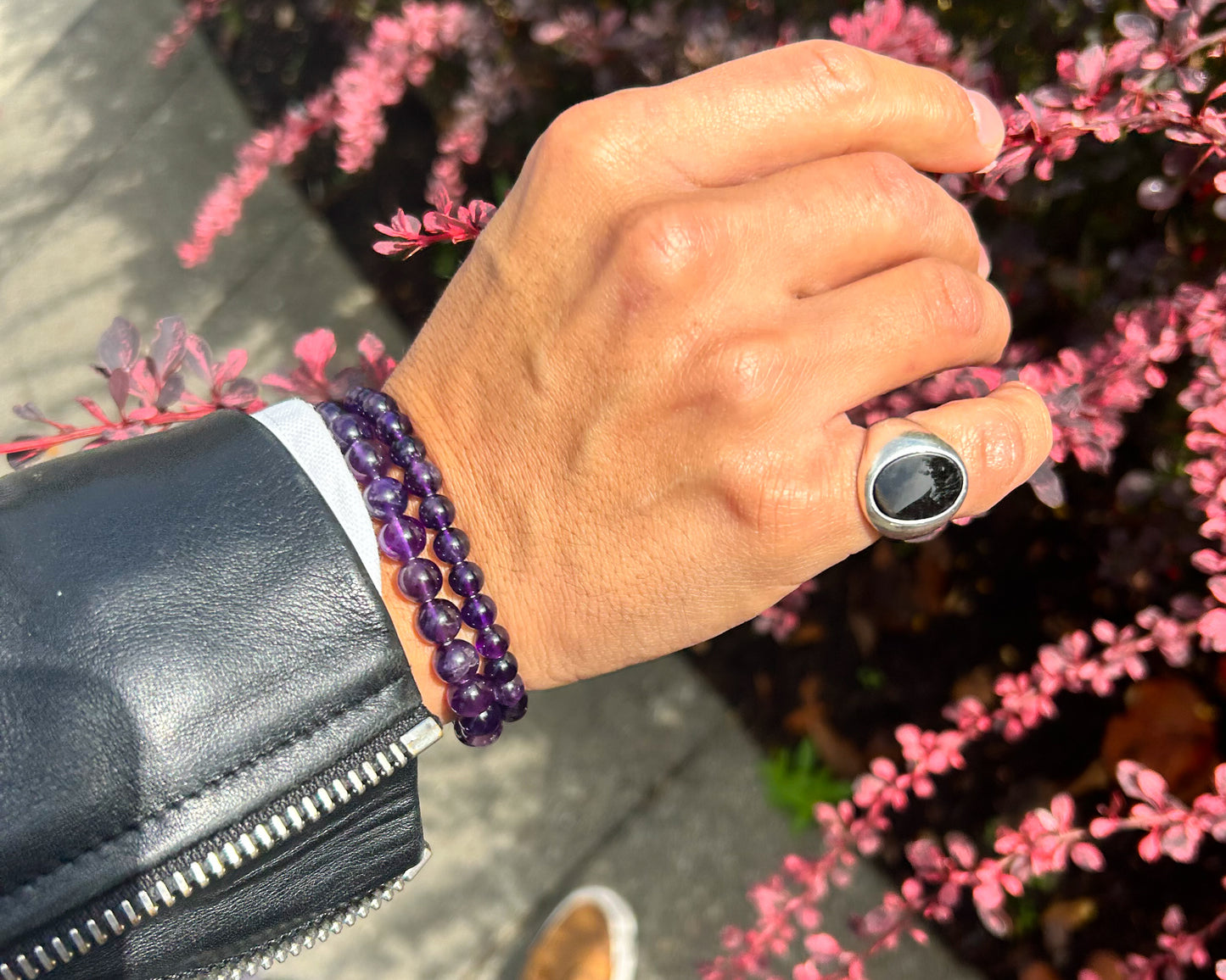 Amethyst Stretch Bracelet