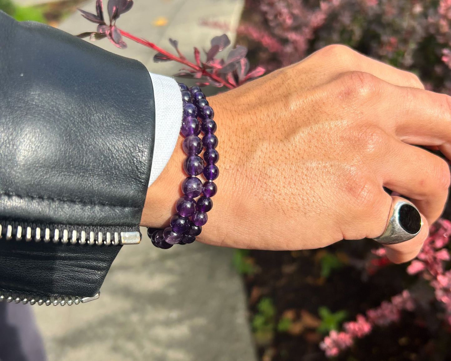 Amethyst Stretch Bracelet