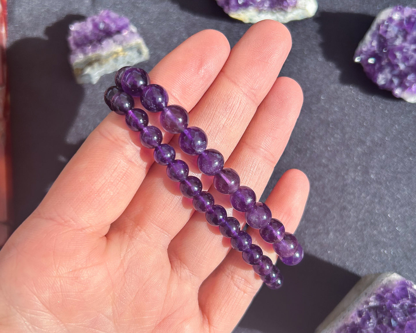 Amethyst Stretch Bracelet