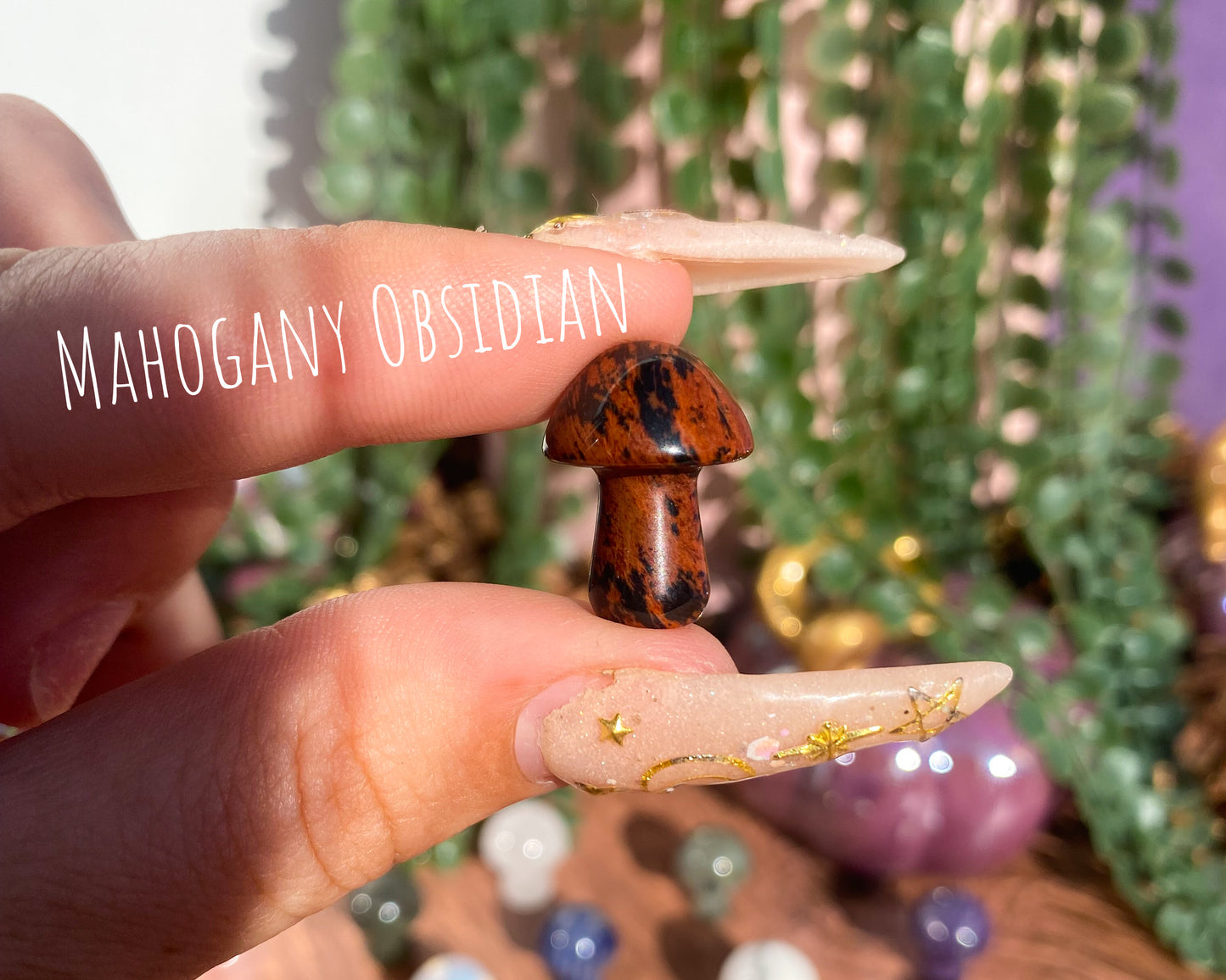 Mini Mushroom Carvings