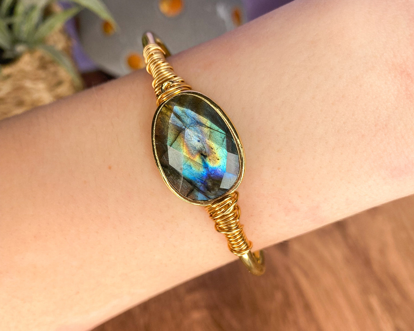 Labradorite Cuff Bracelet