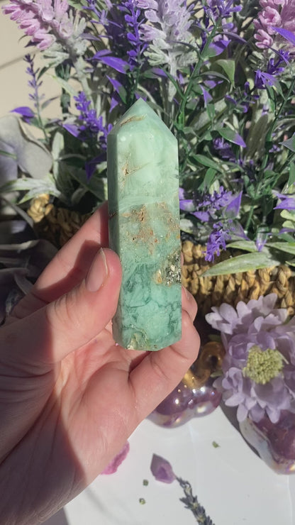 Opalized Fluorite Tower