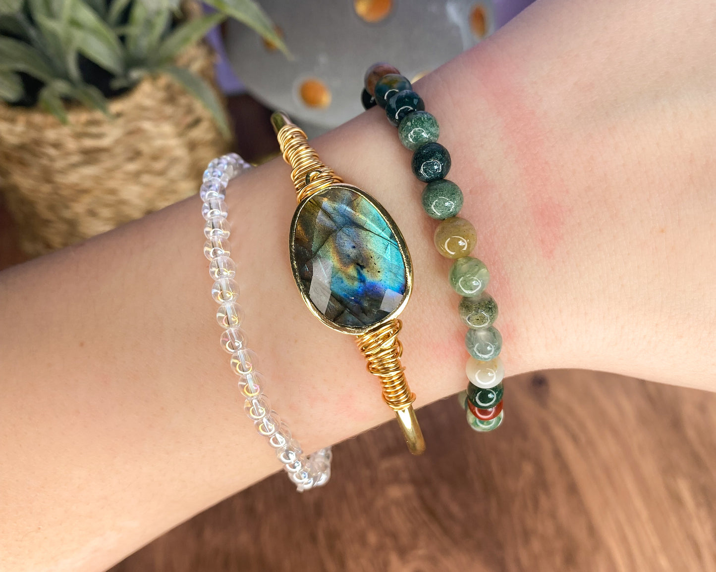 Labradorite Cuff Bracelet