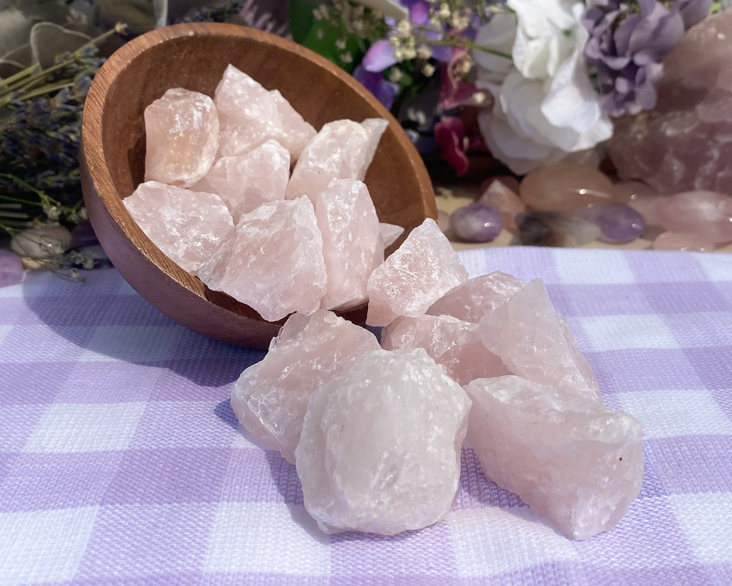 Raw Rose Quartz Chunk