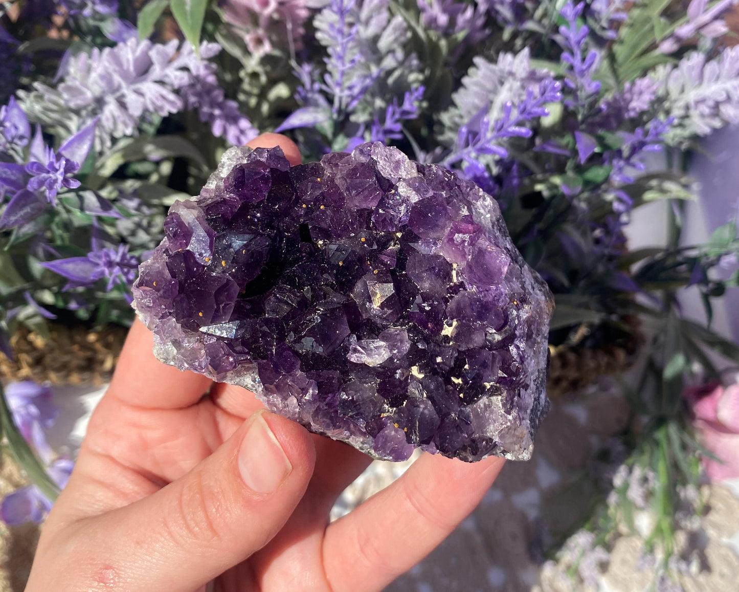 Large Terminated Amethyst Cluster