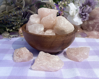 Raw Rose Quartz Chunk