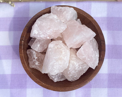 Raw Rose Quartz Chunk